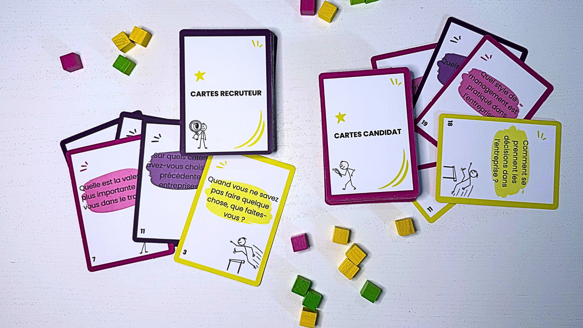 Boîte de jeu CoQuest — vue d'ensemble du matériel