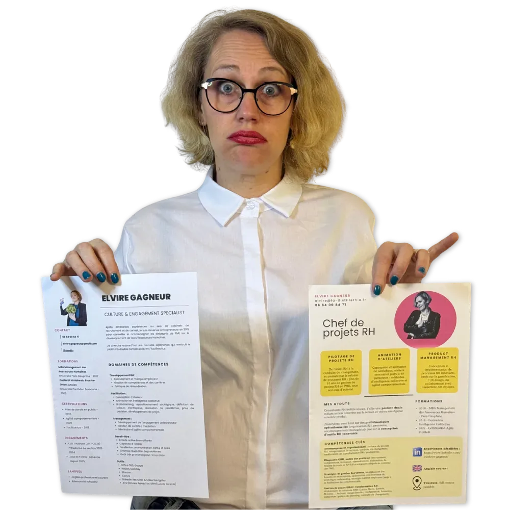 Recruter sans CV avec CoQuest — dirigeant en entretien avec un candidat, jeu de recrutement déployé